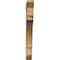 Ekena Millwork Merced Slat Rough Sawn Bracket, Western Red Cedar, 4"W x 38"D x 38"H BKT04X38X38MRC06RWR - alternate 2